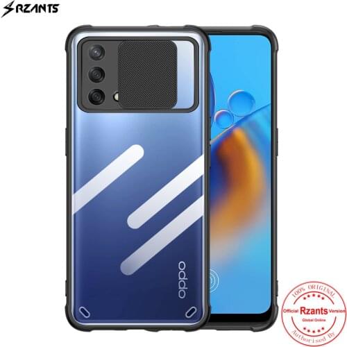 Rzants For OPPO A74 4G OPPO F19 Case [Lens Protection] Camera Protect Hybrid Slim Crystal Clear Cover Soft Casing
