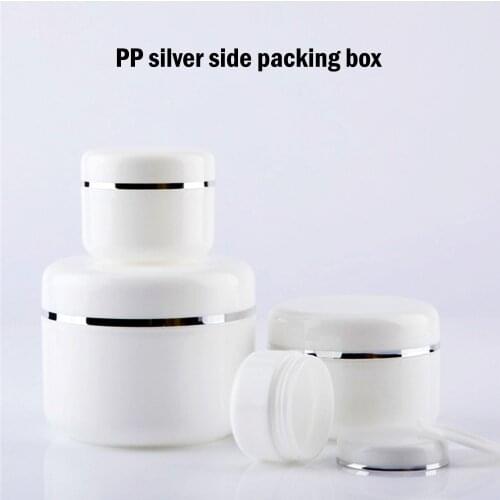 10PCS Refillable Bottles Travel Face Cream Lotion Jars for Cosmetic Container Plastic Empty Makeup Jar Pot 20/30/50/100/150/250g