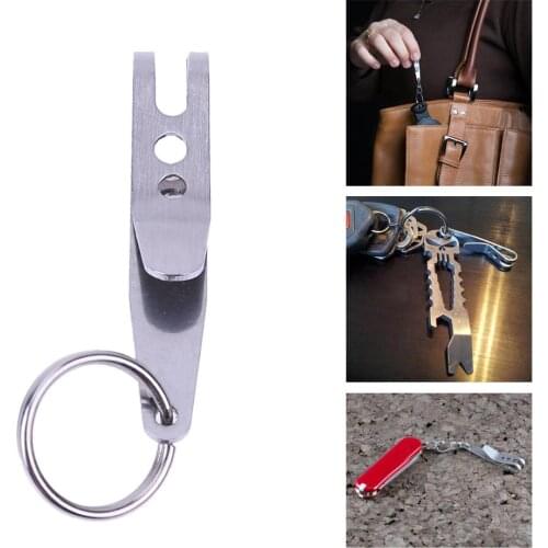 EDC Bag Suspension Clip with Ring Carabiner for Kiys Outdoor Quick link Tool Climbing Camping Accessorie