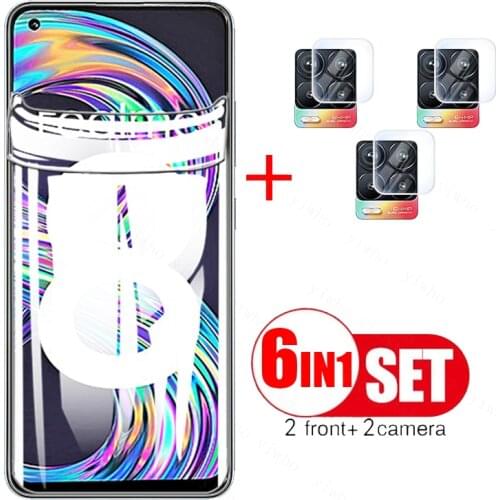 100D Hydrogel Film For OPPO Realme 8 Screen Protector on Realme 8 Pro 8Pro Realme8 Realme8Pro RMX3085 RMX3081 Camera Lens Glass
