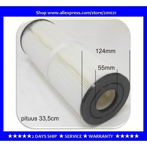 Hot tub filter Unicel C-4950 Pleatco PRB501N Filbur PRB50-IN FC-2390 Darlly 40506 Length : 33.8cm Diameter: 12.5cm