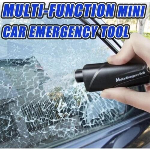 Mini Safety Hammer Keychain Auto Life-Saving Escape Tool Auto Window Glass Breaker Rescue Hammer Seat Belt Cutter