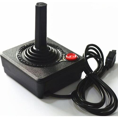 Upgraded 1.5M Gaming Joystick Controller For Atari 2600 game rocker With 4-way Lever And Single Action Button Retro Gamepad