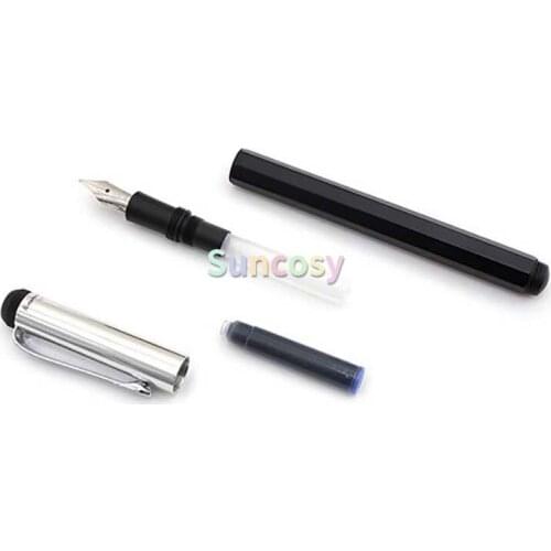 Kaweco Elegance Fountain Pen - Black - Medium Point, Slim and Graceful Style , Sleek and Well-balanced for Comfortable Writing