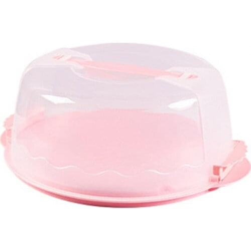 Cake Box Portable Unique Design Waterproof Lightweight Plastic Handheld Cake Package Container for Carrying Dessert Tools