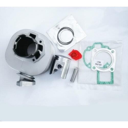 Motorcycle Cylinder Piston Gasket Cylinder Head Kit For 1987-06 Suzuki Quad Sport LT80