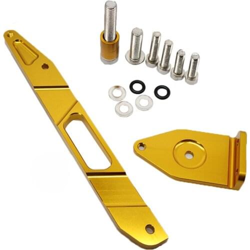 Aluminum Motorcycle Adjustable Steering Stabilizer Damper Mounting Bracket Support Kit For Yamaha XJR1300 XJR 1300 2002 - 2015