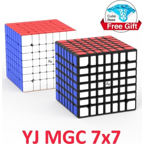 YJ MGC 7x7 Magic Cube Magnetic 7x7x7 cube puzzle Professional magnets Cubo Magico speed cubes Educational toys for kids gifts