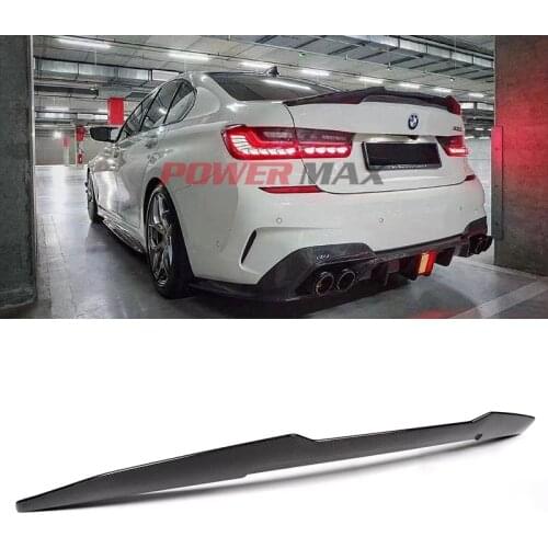 Carbon Fiber Rear Spoiler Wing Ducktail For BMW 3 Series G20 Trunk Spoiler High Kick