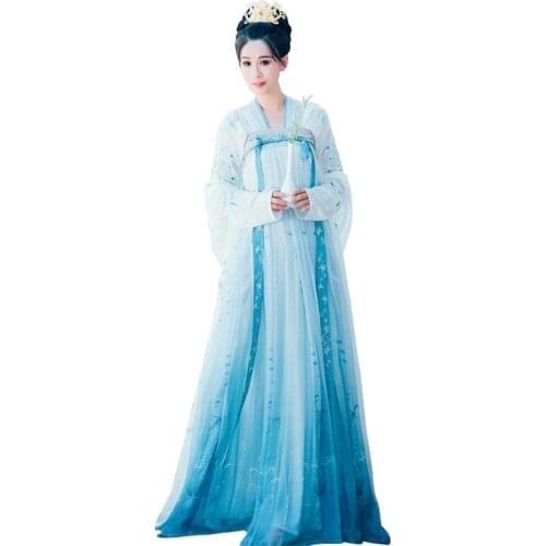 2019 summer hanfu women chinese dress china ancient costume traditional hanfu female dress & girl tang suit costume