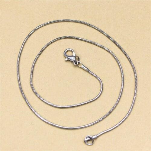 2019 new fashion brand jewelry silver plated Necklace&Pendants simple chain choker necklace for women