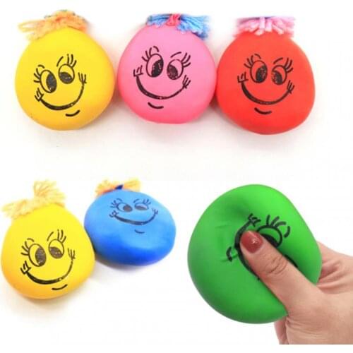 1pc Pinch The Ball To Change The Face Ball Vent Decompression Toy Plasticine Dough Maker Relief Toy Powder For Kids Or Adults