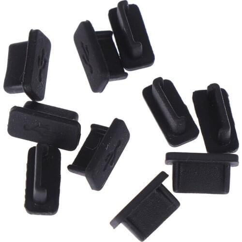 10pcs USB 3.1 Type C Anti Dust Rubber Dust Plug For Macbook For Huawei P9 Charger Type C Plug Cover