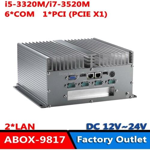 Wide Temperature Range Fanless Computer IPC Gen3 Core I5 I7