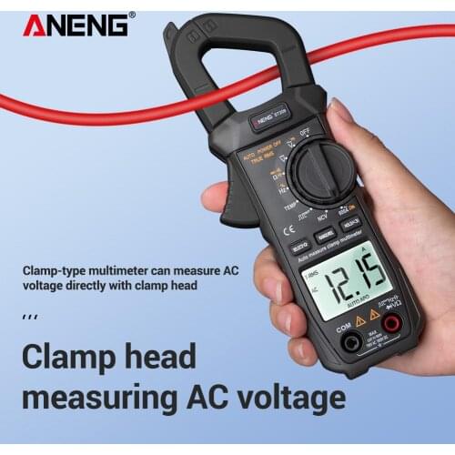 ANENG ST209 Digital Multimeter Clamp Meter 6000 counts True RMS Amp DC/AC Current Clamp tester Meters voltmeter 400v Auto Range