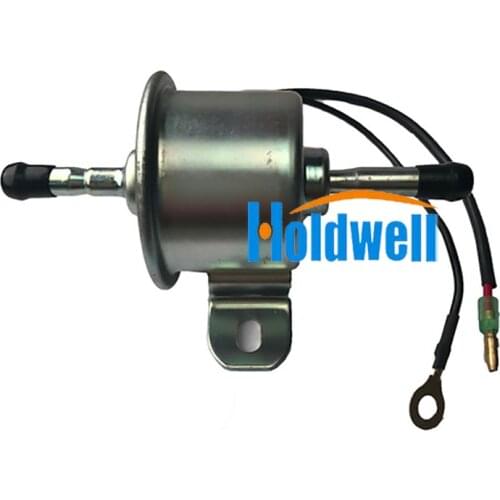 Holdwell 12V Fuel Pump 485510011 for Perkins KD-103-10 KE-103-15 KL-103-07 HP-404C-22