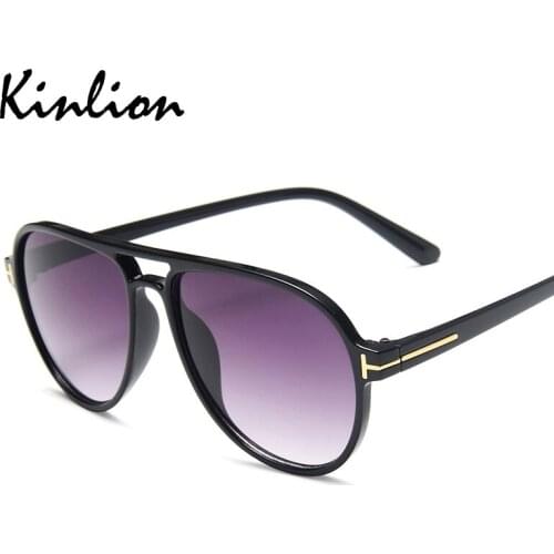 Kinlion Oversize Square Sunglasses Men Vintage Pilot Eyewear Sun Glasses for Women Luxury Brand Sexy Gafas Oculos De Sol 2020