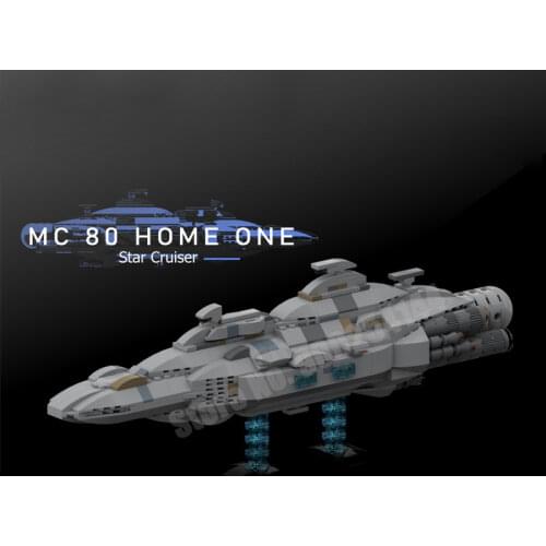 NEW Star Plan Mon Calamari MC80 Home One Type Star Cruiser Space Wars MOC Building Block Bricks DIY Assembly DIY Toys Xmas gifts