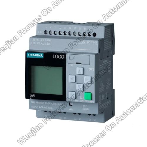 LOGO! 6ED1052-1MD08-0BA0 100% Brand SIEMENS SIMATIC 12/24RCE Logic MODULE Display 6ED10521MD080BA0 Brand 1 Year Warranty