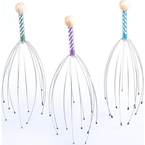 1pcs Relaxation Pain Relief Octopus Scalp Neck Massage Tool Relax Body Head Massager Skin Relaxing Hand Massage Tool