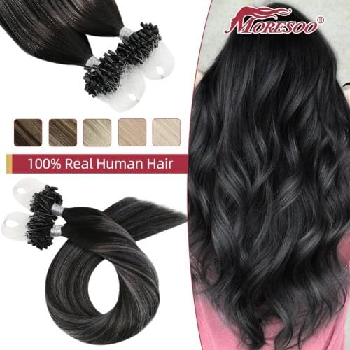 MORESOO Hair Extension Rings