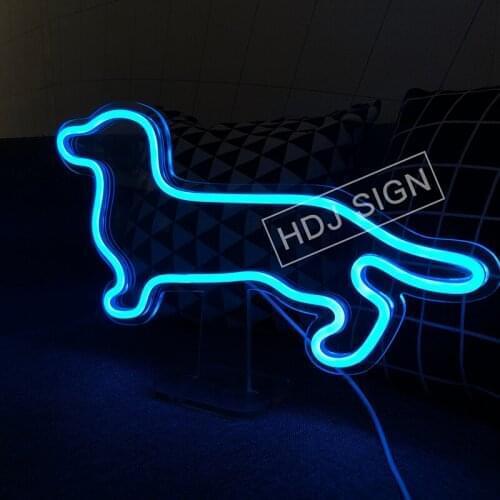 Neon Light LED Night Light USB Charging Bar Restaurant Wall Decor Bedroom Desk Decor Table Lamp Gift for Children