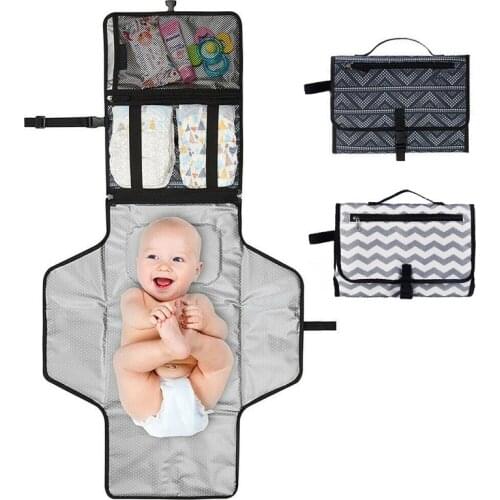 New Baby Diaper Pad Foldable Portable Waterproof Nappy Diaper Changing Mat Outdoor Travel Baby Diaper Mat Change Baby Care