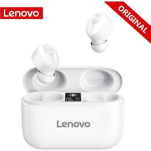 Original Lenovo HT18 TWS Wireless Bluetooth 5.0 Earphone LED Display Earbuds HIFI Stereo Headset with Mic 1000mAH Charging Box