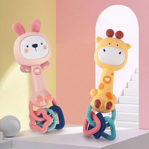 Rattles Teethers For Newborns Baby Toys 0 12 Months Montessori Educational Hanger For Mobile Boys Soft Hanging Girl Music Rattle