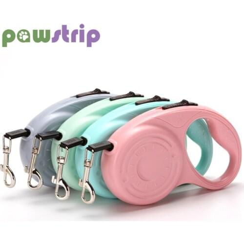 3M/5M Automatic Retractable Dog Leash Dogs Cats Traction Rope Leashes Automatic Nylon Puppy Leash Pet Walking Running Leads