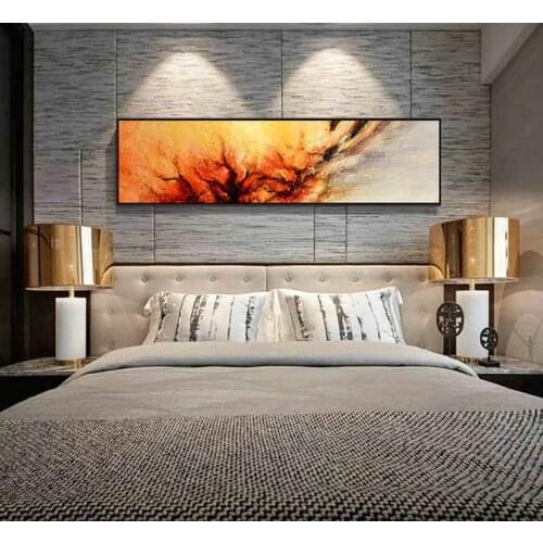 Nordic style Modern Abstract Wall Art Picture Canvas mountain colourful landscape for porch Living room hanging painting Decor