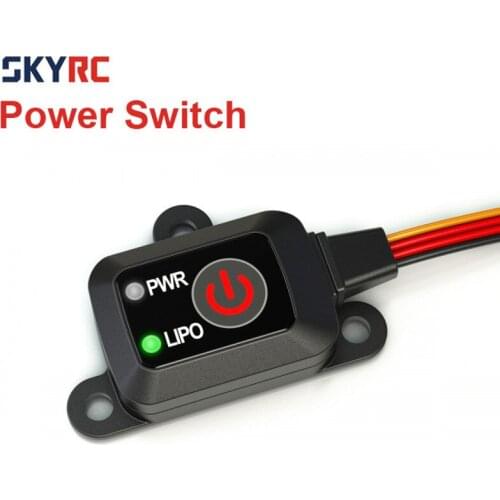SKYRC Power Switch On/Off MCU Controlled LIPO NIMH Battery for 1/10 1/8 RC Car Helicopter