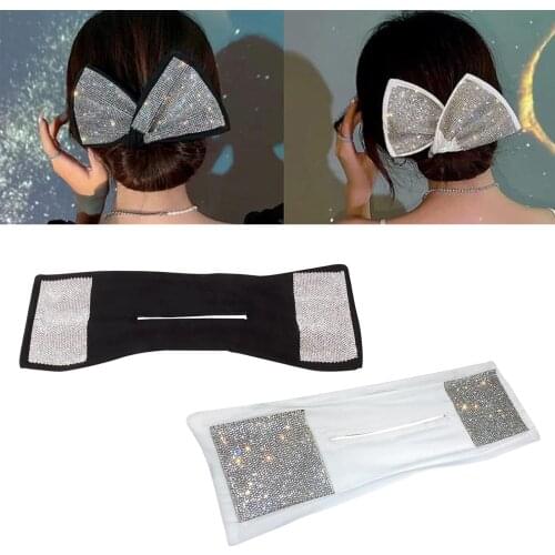 Women Summer Knotted Deft Bun Maker Hair Bands Rope Headband Braider Tool Hair Bun Make French Summer Wire Headband