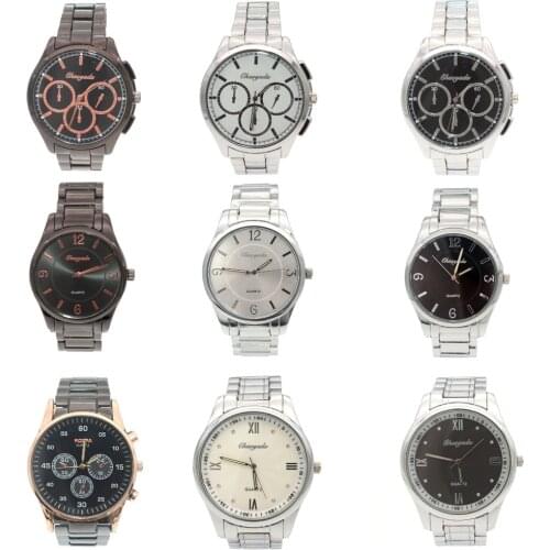 10pcs Mixed Lot Women Watch Stainless Steel Dress Watches Luxury Casual Quartz Wristwatch Wholesale Jewelry Watches