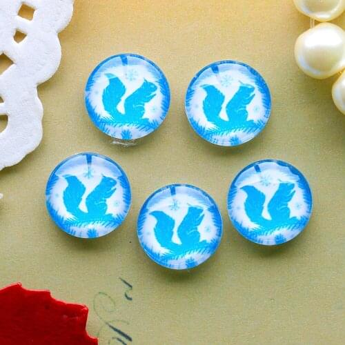 12mm 25mm 14mm 16mm 18mm 20mm Photo Glass Cabochons Round Cameo Set Handmade Settings Stone Animals 22