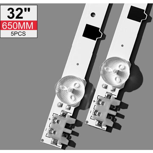 5pcs LED Backlight strip 9lamp 2013SVS32H D2GE-320SC0-R3 For UE32F6100AK UA32F5000AR UE32F5000AS CY-HF320AGEV5H CY-HF320AGEV4H