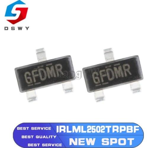 50Pcs IRLML2502TRPBF SOT23 IRLML2502 SOT SOT-23 IRLML2402 IRLML2803 IRLML0030 IRLML5203 IRLML6344 IRLML6402 IRLML6401 IRLML6244