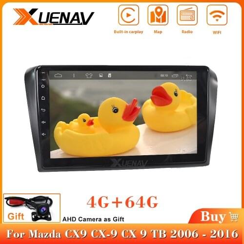 Car Radio Video Player Navigation GPS Car multimedia Player For Mazda CX9 CX-9 CX 9 TB 2006 - 2016 TEYES CC2L CC2 Plus