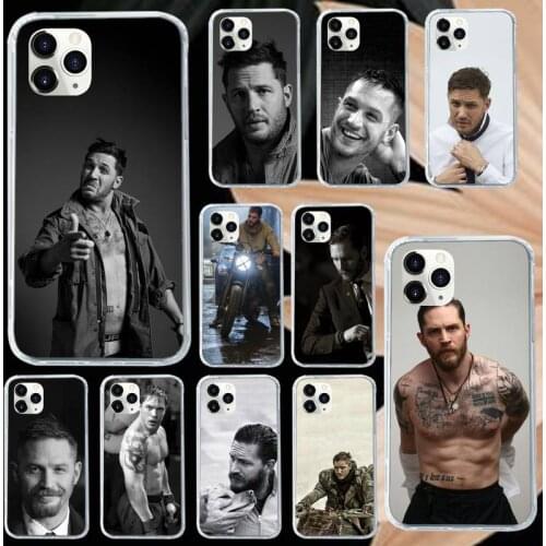 Tom hardy Britain actor Phone Case for iPhone 11 12 pro XS MAX 8 7 6 6S Plus X 5S SE 2020 XR Luxury brand shell funda coque
