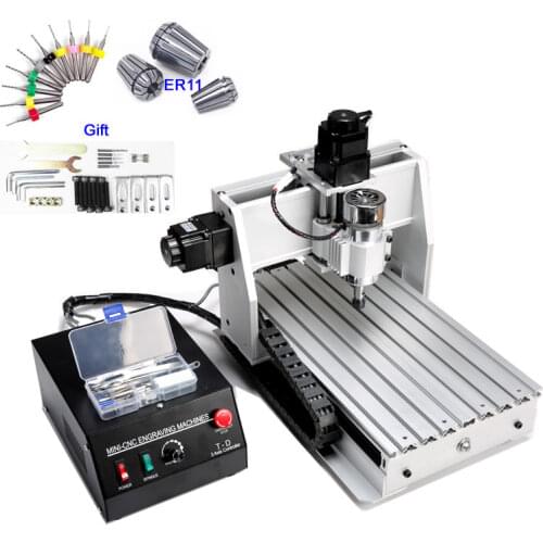 CNC 3020Z-DQ Engraving Drilling Milling Machine Mini Wood CNC Router 3020 for Woods PCB Plastic
