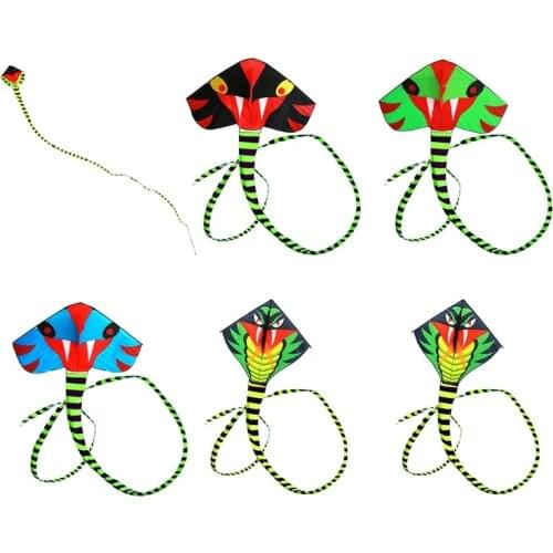 Extra Large Kite Line Stunt Childrens Toy Kite Green Snake Girl and Boy Kite Outdoor Sports Educational Toy Gift Adult