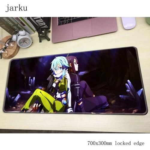 Sword Art Online mouse pad gamer 700x300mm notbook mouse mat large gaming mousepad large Kirito pad mouse PC desk padmouse