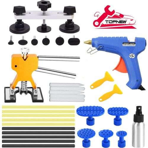Car Body Paintless Repair Removal Tools Dent Puller Bridge Puller Tools for Car Hail Damage Dent & Ding Remover