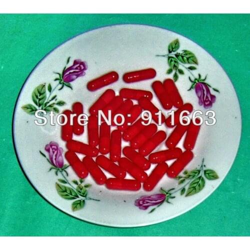 2,000pcs 0# red-red colored capsules,gelatin empty capsules size 0 (joined or seperated capsule available!)