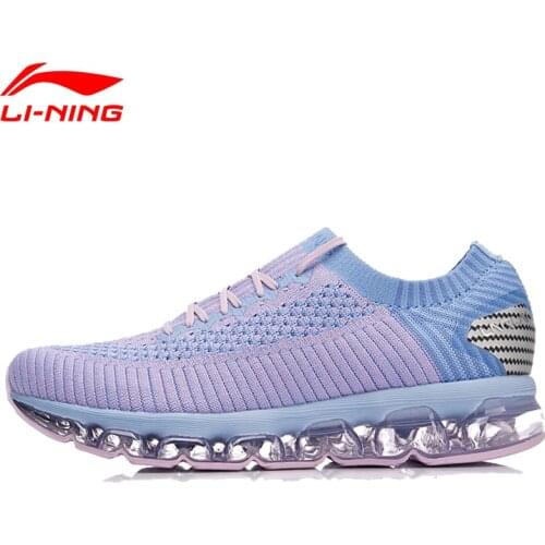 Li-Ning Women LN ARC 2018 Air Cushion Running Shoes Wearable Breathable Sneakers Sock-Like Fitness Sports Shoes ARHN044 SJFM18