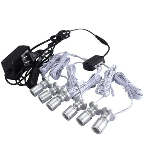 1W Mini 1W LED Spotlights combination Indoor Corridor Stair Lighting Lamp AC85-265V mini spot led 2w 3w 4w 5w 6w 7w 8w 9w 10w