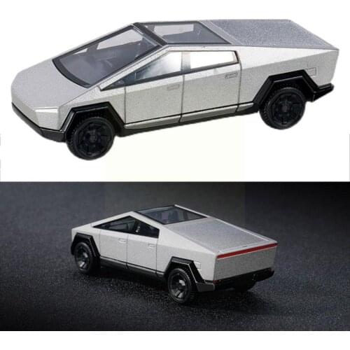 1/64 Alloy Car Model Toy for Tesla Cybertruck Diecast Gifts Toy Car Model Replica Cars Children Vehicles B4U3