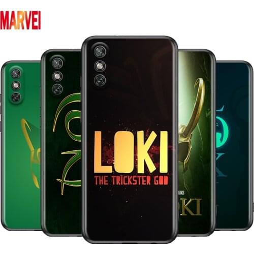 Fashion Marvel Loki Cool For Huawei Y9S Y6S Y8S Y9A Y7A Y8P Y7P Y5P Y6P Y7 Y6 Y5 Pro Prime 2020 2019 2018 Black Phone Case
