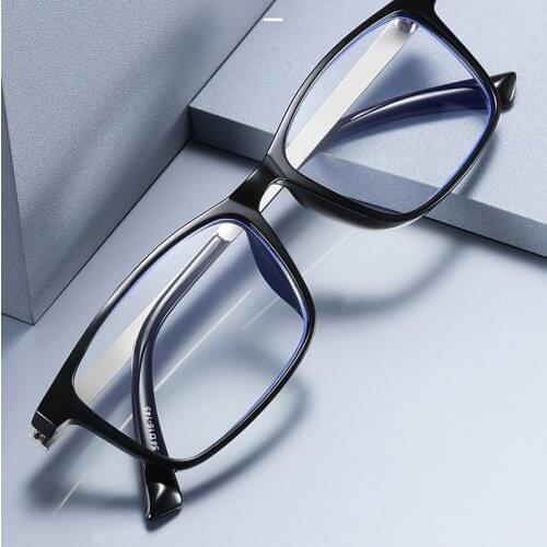 Unisex Blue Light Filter Reading Glasses Men Retro Clear Vision Longsighted Eyeglasses Resin Lenses Women plus +1.0 +1.5 +2.0 +2