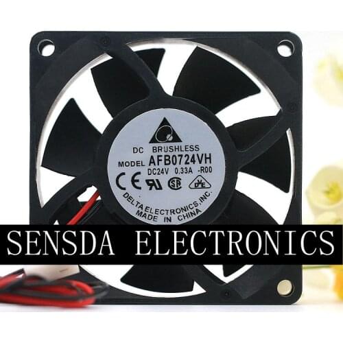 Original for delta AFB0724VH 7025 24V 0.33A 7CM cm inverter double ball cooling fan